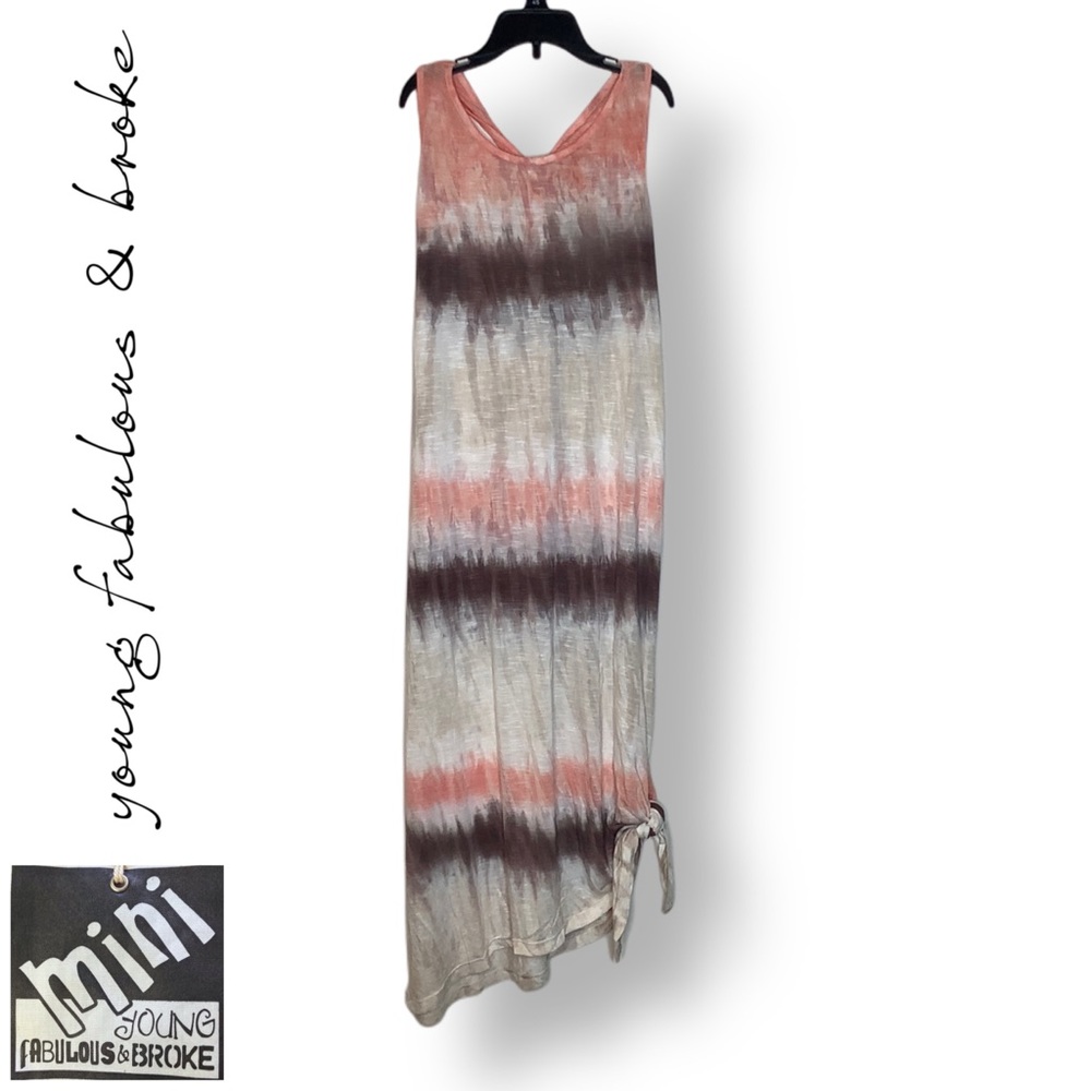🔵 YFB Mini Tie Dye Side Knot Sundress Size 14 YFBM28
